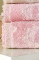 SOFT COTTON Ručník DESTAN s krajkou 50x100cm