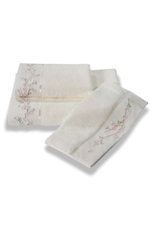 SOFT COTTON Bambusový ručník BAMBOO 50x100 cm - smetanová SOFT COTTON Bambusový ručník BAMBOO 50x100 cm - smetanová