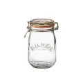 Kilner kulatá zavařovací sklenice s klipem, 1,0 l