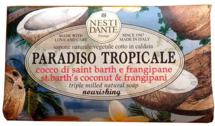 Nesti Dante Mýdlo Paradiso Tropicale - Cocco saint barth & frangipane 250g