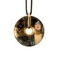 Náhrdelník 5 cm, porcelán, Judith I, G. Klimt