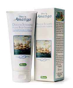 Derbe Terre di Amerigo - Sprchový gel a šampon na vlasy s mořskou vůní 200 ml