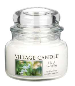 VILLAGE CANDLE VONNÁ SVÍČKA VE SKLE, KONVALINKA - LILLY OF VALLEY, 11OZ