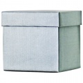 Papírová krabička Cube One Color silver 10x10x10cm