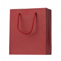 Dárková taška one colour dark red 18 x 8 x 21 cm