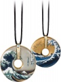 Goebel R.Wachtmeister Náhrdelník Hokusai The Wave Ø 5 cm, porcelán