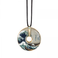 Goebel R.Wachtmeister Náhrdelník Hokusai The Wave Ø 5 cm, porcelán