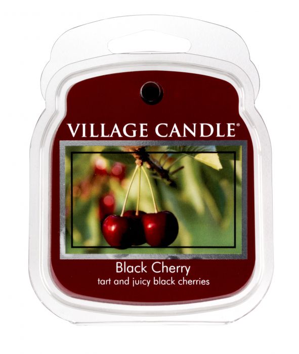 VILLAGE CANDLE VOSK, ČERNÁ TŘEŠEŇ - BLACK CHERRY 62G