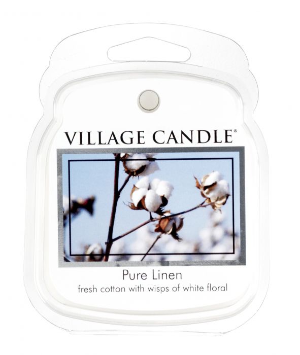 VILLAGE CANDLE VOSK, ČISTÉ PRÁDLO - PURE LINEN 62G