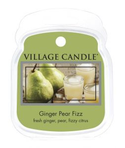 VILLAGE CANDLE VOSK, HRUŠKOVÝ FIZZ SE ZÁZVOREM 62G