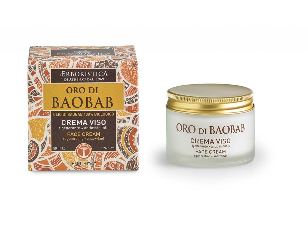 ATHENA'S ORO DI BAOBAB PLEŤOVÝ KRÉM REGENERAČNÍ S BAOBABOVÝM OLEJEM 50 ML