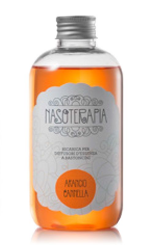 NASOTERAPIA NÁPLŇ DO AROMA DIFUZÉRU ARANCIO CANNELLA - POMERANČ SKOŘICE 250 ML