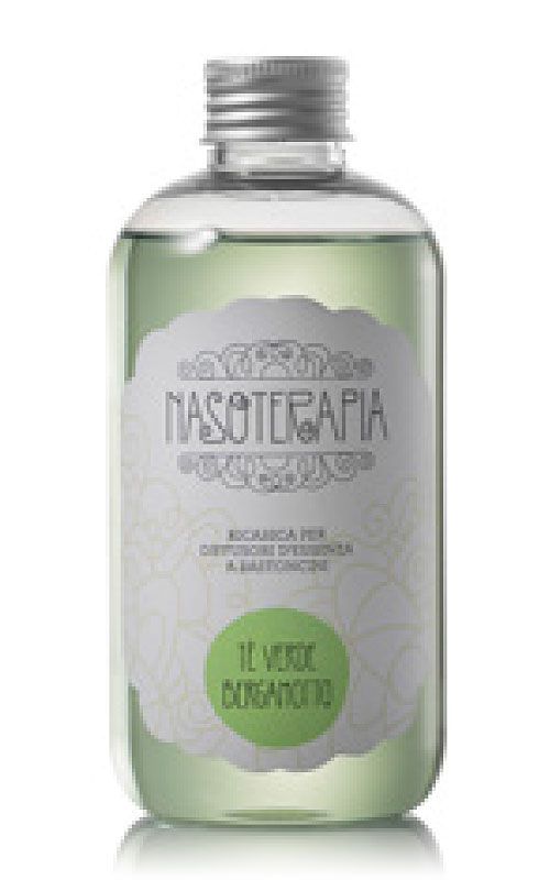 NASOTERAPIA NÁPLŇ DO AROMA DIFUZÉRU VERDE BERGAMOTTO - ZELENÝ ČAJ A BERGAMOT 250 ML