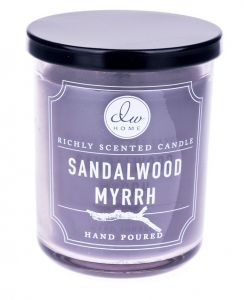 DW HOME VONNÁ SVÍČKA VE SKLE MYRTA A SANTALOVÉ DŘEVO - SANDALWOOD MYRRH, 4OZ