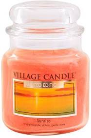 VILLAGE CANDLE VONNÁ SVÍČKA VE SKLE, VÝCHOD SLUNCE - SUNRISE, 16OZ