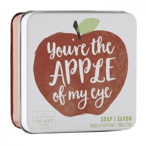 SCOTTISH FINE SOAPS MÝDLO V PLECHU - "YOU'RE THE APPLE OF MY EYE", 100G