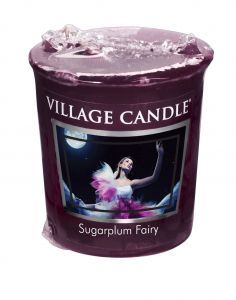 VILLAGE CANDLE VOTIVNÍ SVÍČKA, PŮLNOČNÍ VÍLA - SUGARPLUM FAIRY 2OZ