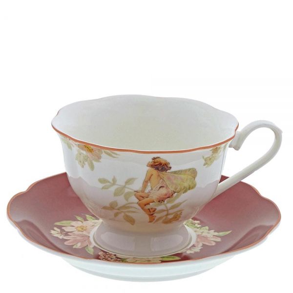 Enesco Jasmine Cup & Saucer, šálek s podšálkem, výška 9,5cm