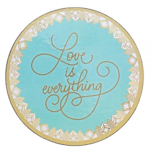 Enesco podtácky Forever Love Coasters (Set 4 ks)