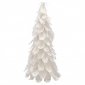 Vánoční stromeček z peří off white M