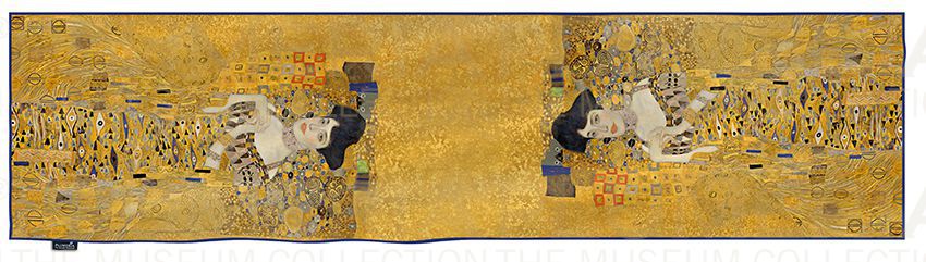 Plumeria Hedvábná šála Adele Bloch - Bauer I Gustav Klimt