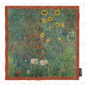 Hedvábný šátek Garden with Sunflowers - Zahrada Gustav Klimt