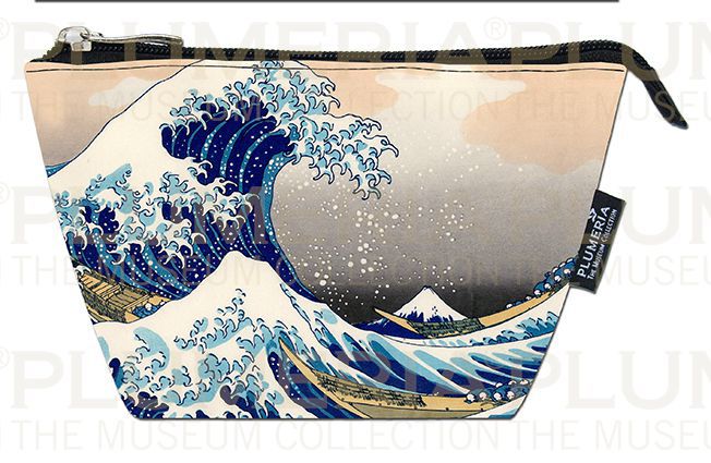 Plumeria Kosmetická taštička The Great Wave of Kanagawa Katsushika Hokusai
