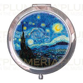 Plumeria Kosmetické zrcátko The Starry Night Vincent Van Gogh