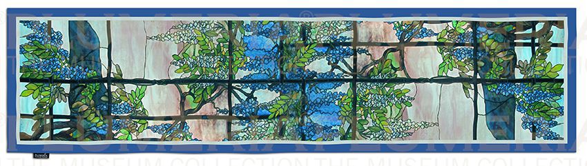 Plumeria Hedvábná šála View of Oyster Bay Louis C. Tiffany
