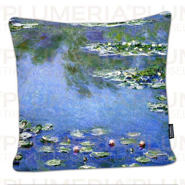 Plumeria Povlak na polštář Waterlilies - Lekníny Claude Monet