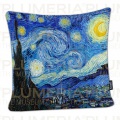 Povlak na polštář The Starry Night Vincent Van Gogh