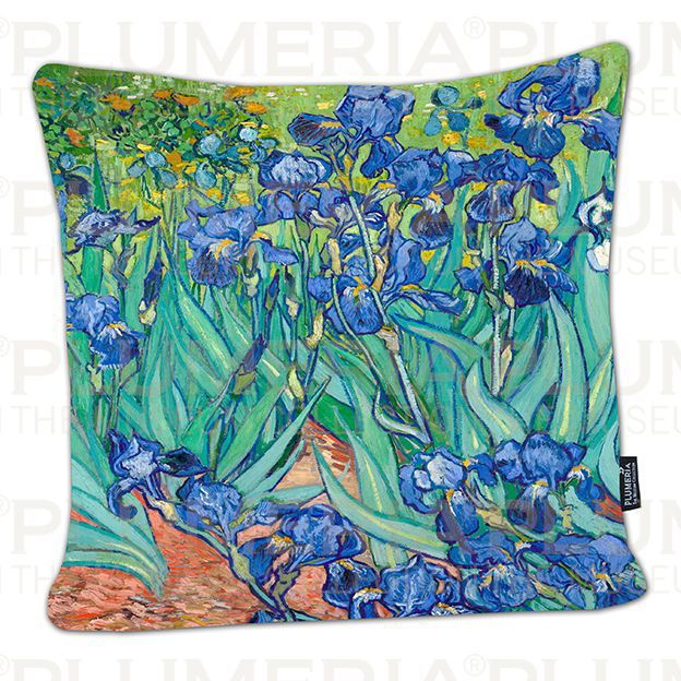 Plumeria Povlak na polštář Irises Vincent Van Gogh