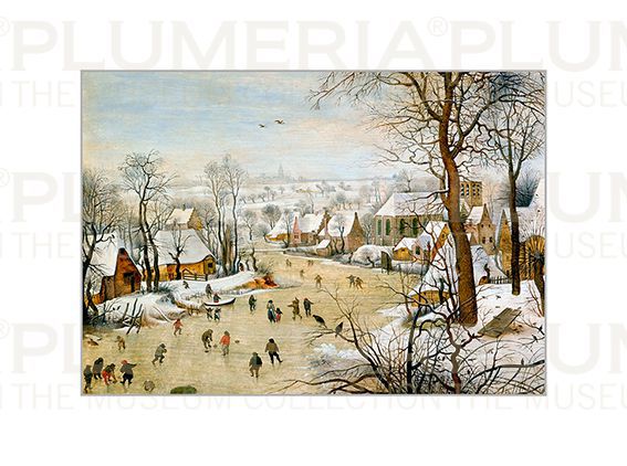 Plumeria Reprodukce obrazu Winter Landscape Pieter Bruegel the Elder