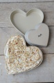 IB LAURSEN Zapékací mísy Heart Mynte Pure White - S - 15 x 15 cm, výška 3 cm - 200 ml