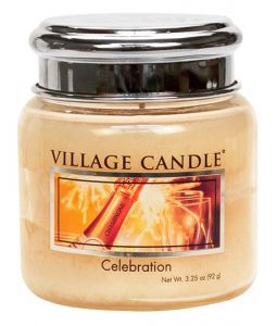 VILLAGE CANDLE VONNÁ SVÍČKA VE SKLE, OSLAVA - CELEBRATION, 3,75OZ