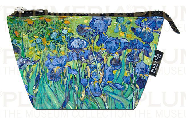 Plumeria Kosmetická taštička Irises Vincent van Gogh