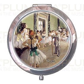 Plumeria Kosmetické zrcátko The Ballet Class Edgar Degas
