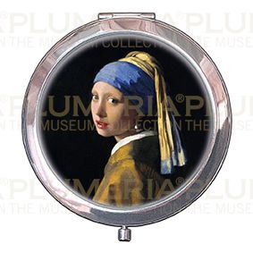 Plumeria Kosmetické zrcátko The Girl a Pearl Earring Jan Vermeer
