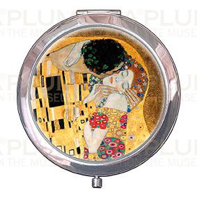 Plumeria Kosmetické zrcátko The Kiss Gustav Klimt