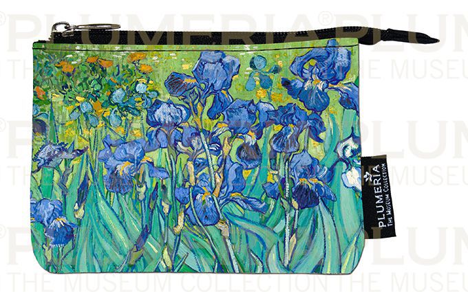 Plumeria Peněženka mini Irises Vincent van Gogh