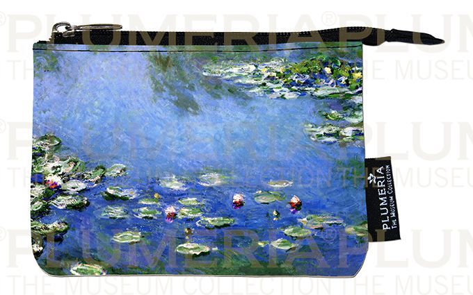 Plumeria Peněženka mini Waterlilies - Lekníny Claude Monet