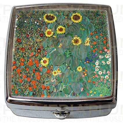 Plumeria Pill - Box - Lékovka Garden with Sunflowers - Zahrada Gustav Klimt