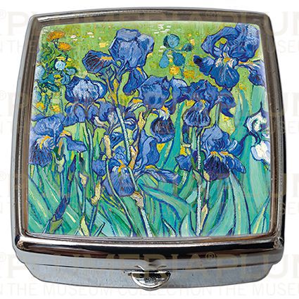 Plumeria Pill - Box - Lékovka Irises Vincent Van Gogh