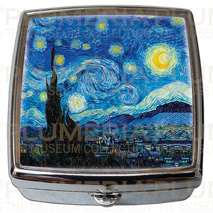 Plumeria Pill - Box - Lékovka The Starry Night Vincent Van Gogh