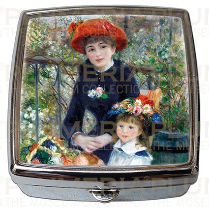 Plumeria Pill - Box - Lékovka Two Sisters on the Terrace Pierre-Auguste Renoir