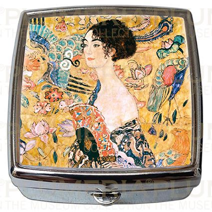 Plumeria Pill - Box - Lékovka Women with Fan Gustav Klimt