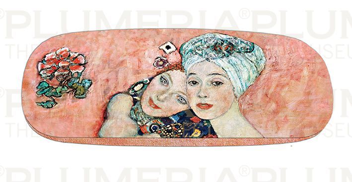 Plumeria Pouzdro na brýle s utěrkou The Girlfriends Gustav Klimt