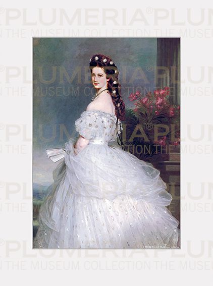 Plumeria Reprodukce obrazu Empress Elisabeth - Sisi Franz Xaver Winterhalter