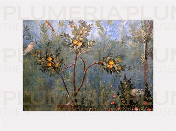 Plumeria Reprodukce obrazu Garden Fresco Villa di Livia