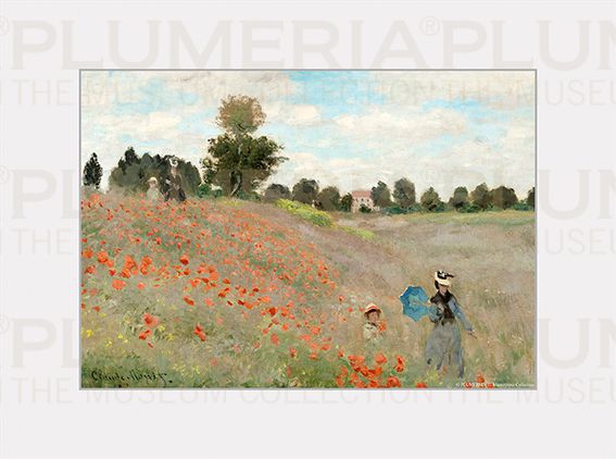 Plumeria Reprodukce obrazu Poppies near Argenteuil Claude Monet